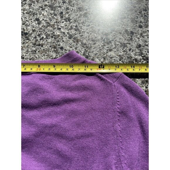 Cardigan Silk Cashmere Blend Banana Republic PurpleButtons Sweater L/S Women XS - Picture 13 of 15